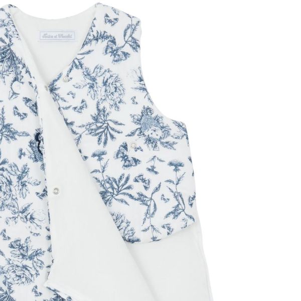 Sleeping Bag 1-2 years - Toile de Jouy Blue