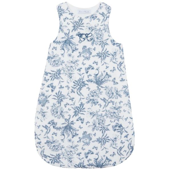 Sleeping Bag 3-9 months - Toile de Jouy Blue