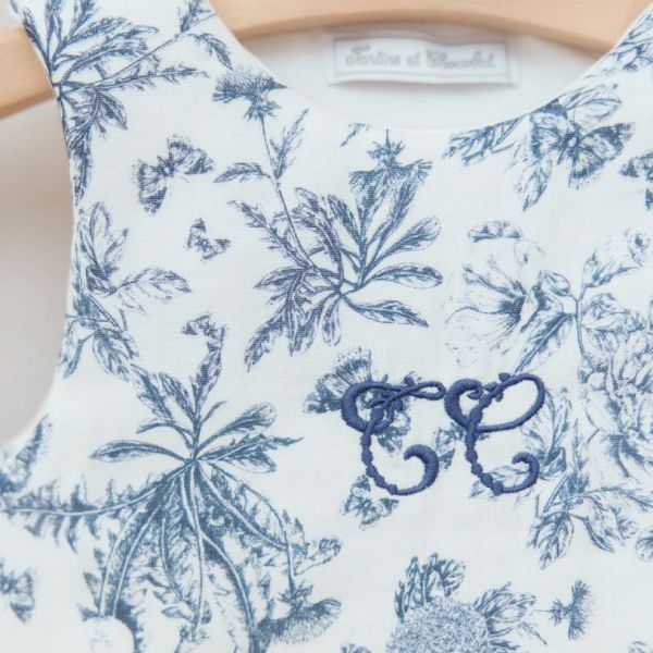 Sleeping Bag 3-9 months - Toile de Jouy Blue