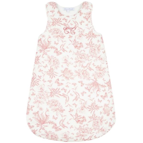 Sleeping Bag 3-9 months - Toile de Jouy Pink