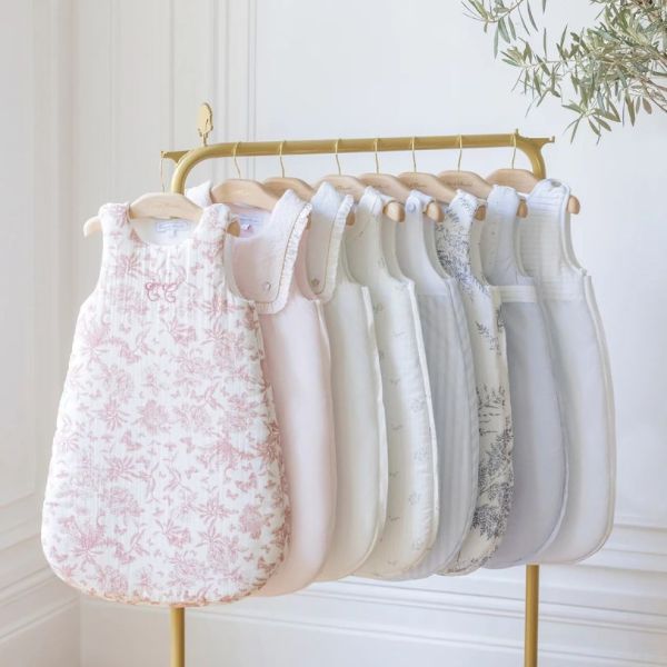Sleeping Bag 3-9 months - Toile de Jouy Pink