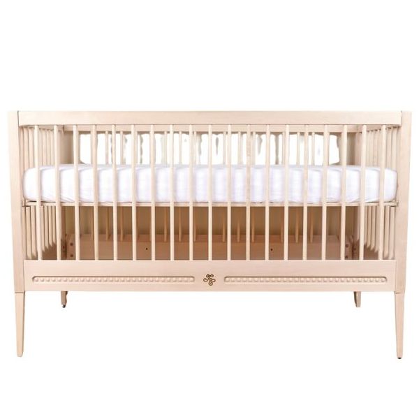 Mitwachsendes Babybett 70 x 140 Gustavienne x Tartine et Chocolat - Matratze inklusive - Natur