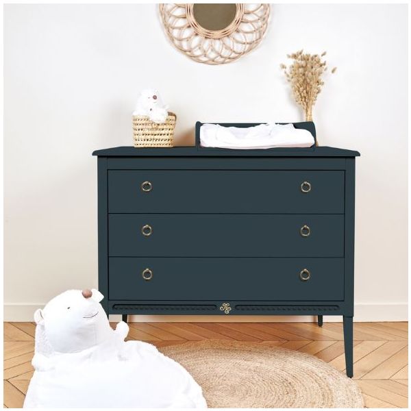 Wickelauflage Gustavienne x Tartine et Chocolat - Dunkelblau