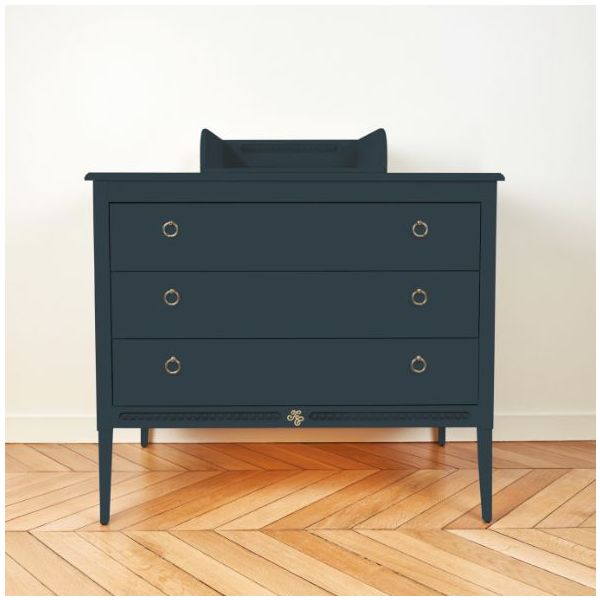 Wickelauflage Gustavienne x Tartine et Chocolat - Dunkelblau