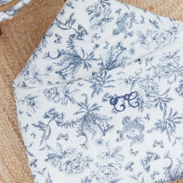 Baby Nest - Toile de Jouy Blue