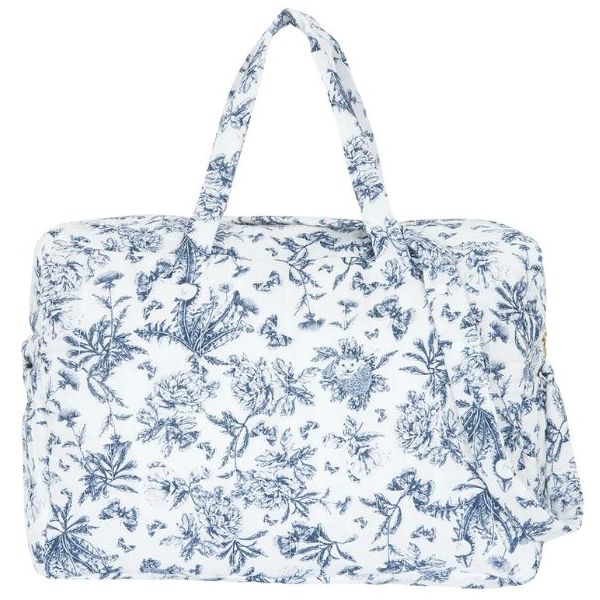 Changing Bag - Toile de Jouy Blue