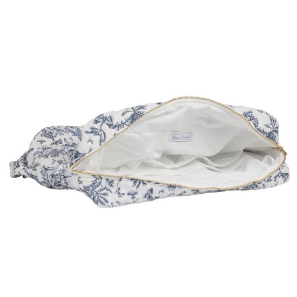 Changing Bag - Toile de Jouy Blue