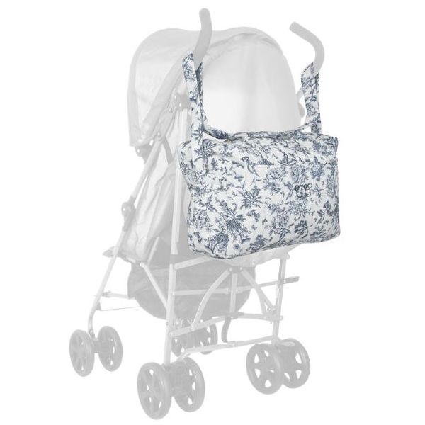 Changing Bag - Toile de Jouy Blue