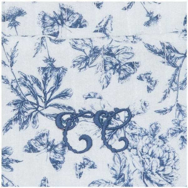 Changing Bag - Toile de Jouy Blue