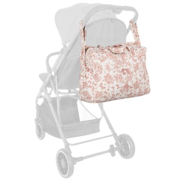 Changing Bag - Toile de Jouy Pink