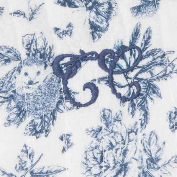 Toiletry Bag - Toile de Jouy Blue