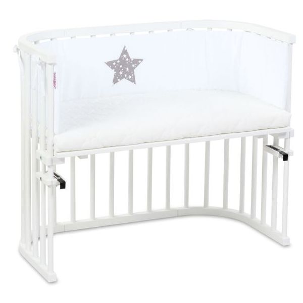 Tour de lit Babybay Boxspring XXL de Tobi® - Étoiles Taupe
