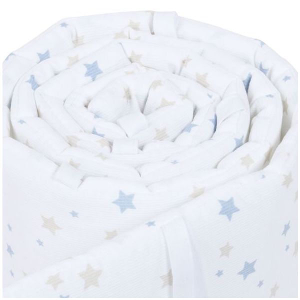 Tour de lit Babybay Original de Tobi® - Étoiles Sable / Azur