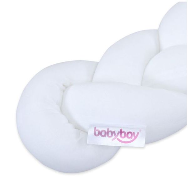 Tour de lit tressé Babybay de Tobi® - Blanc