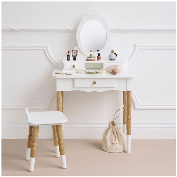 Set de beauté en bois - Coiffure & Maquillage