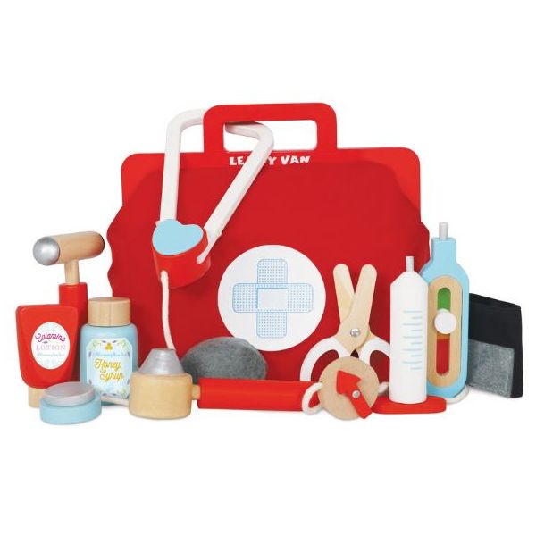 Set de docteur en bois