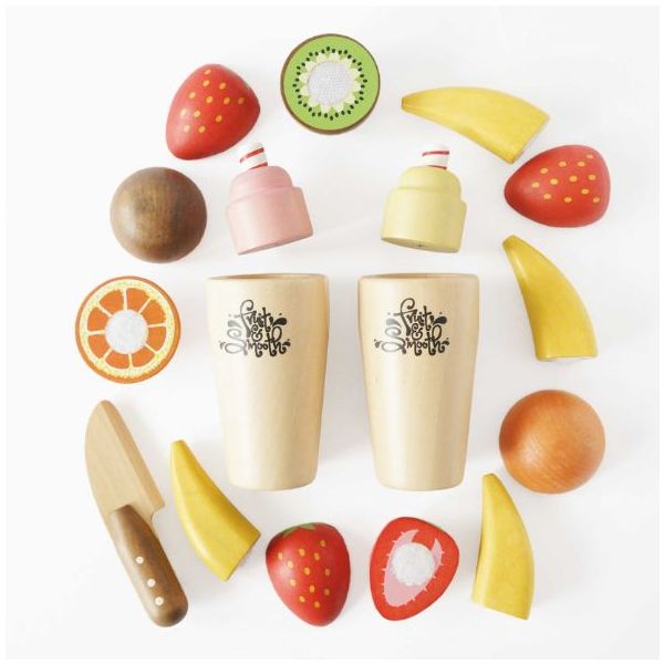 Set de smoothie & Blender en bois