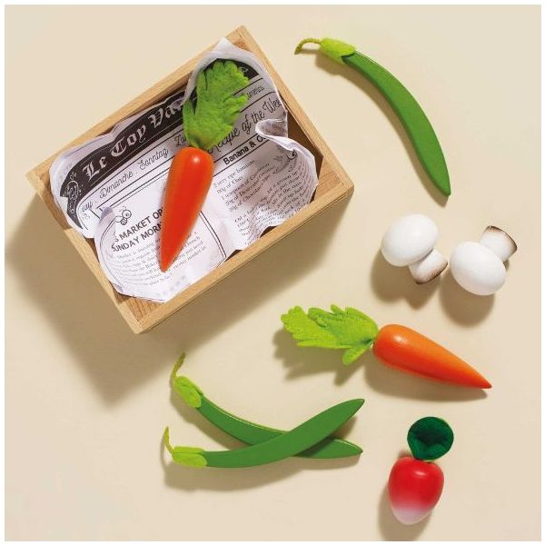 Cagette de légumes en bois