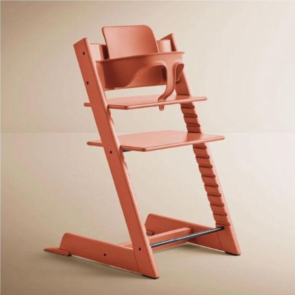 Chaise Haute TRIPP TRAPP + Set bébé v2 - Terracota