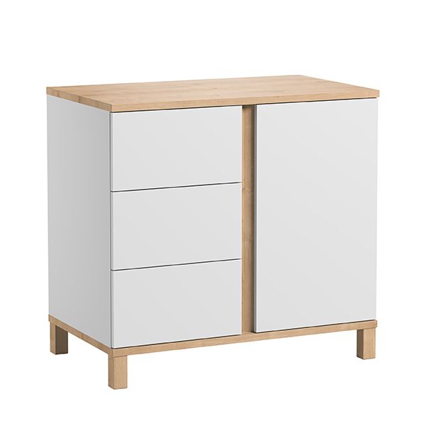 Commode Altitude - Blanc / Chêne