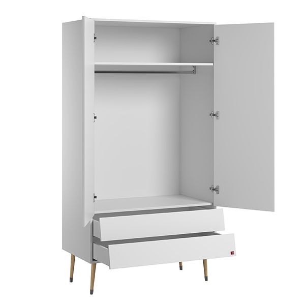 Armoire 2 portes Bosque - Blanc