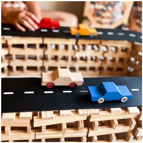Flexible & Waterproof Toy Car Road - Car Included - Highway (24 pieces)