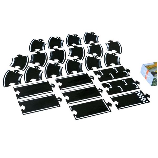 Flexible & Waterproof Toy Car Road - Grand Prix (24 pieces)