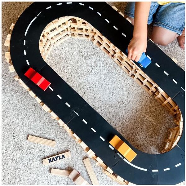 Back & Forth Wooden Car - Orange