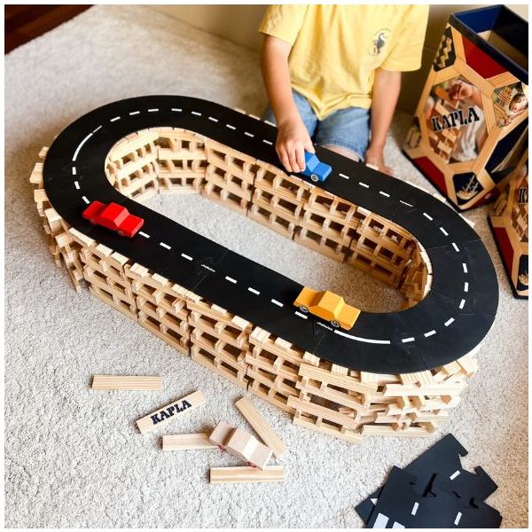 Back & Forth Wooden Car - Red
