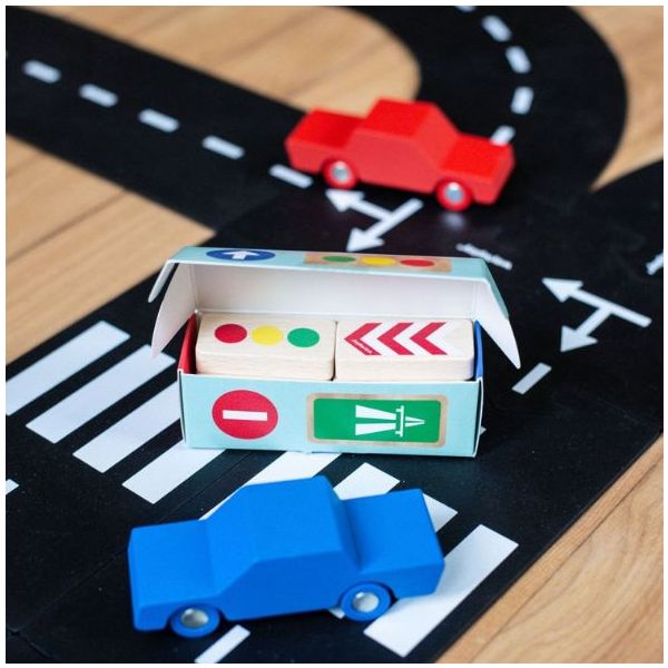 Back & Forth Wooden Car - Red