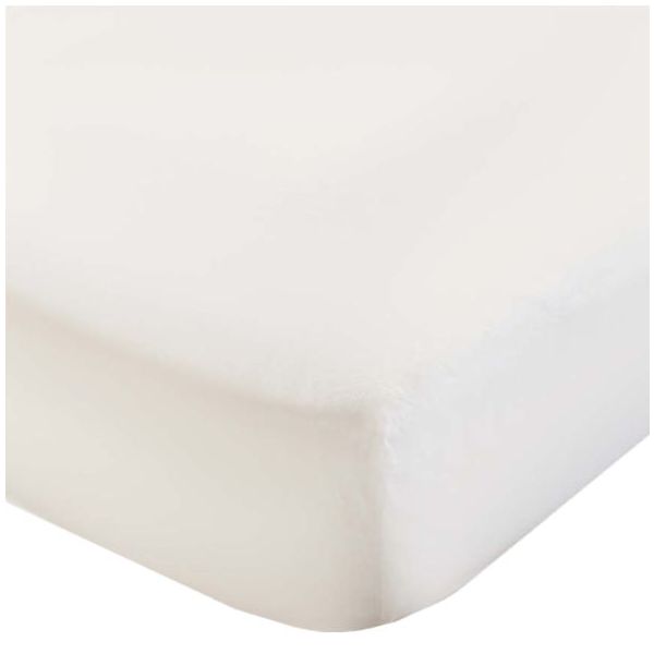 Fitted Sheet 68 x 120 cm - White