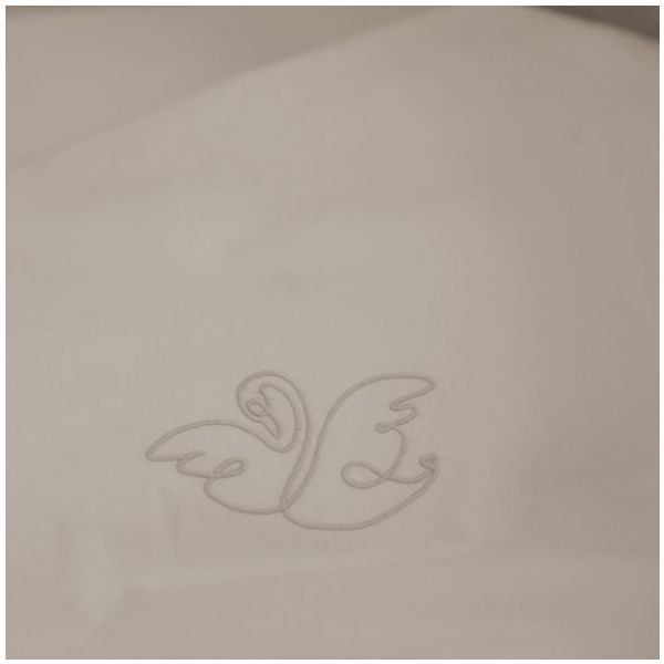 Parure de lit 100 x 140 cm - Cygne Argile