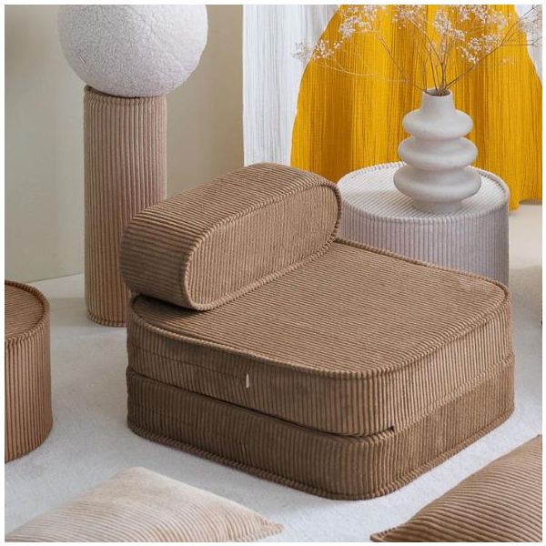 Chauffeuse convertible enfant en velours côtelé - Toffee