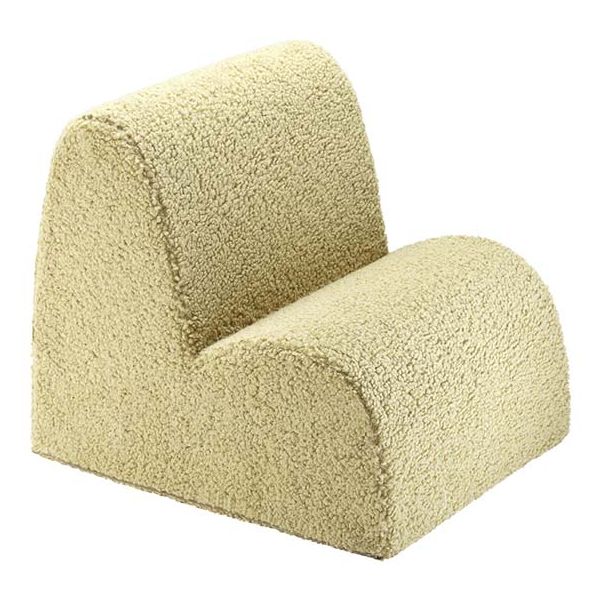 Chaise enfant en bouclette Cloud - Matcha