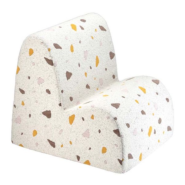 Chaise enfant en bouclette Cloud - Terrazzo Marbre