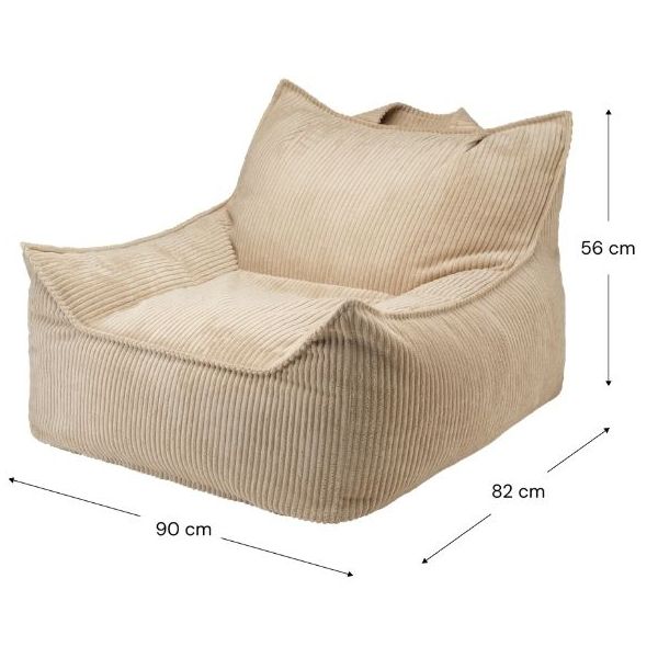 Sessel für Teenager Club - Beige