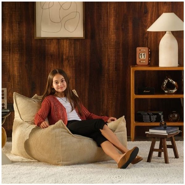 Sessel für Teenager Club - Beige