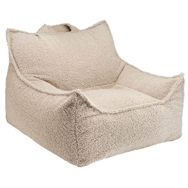 Pouf fauteuil Ado Club - Biscuit