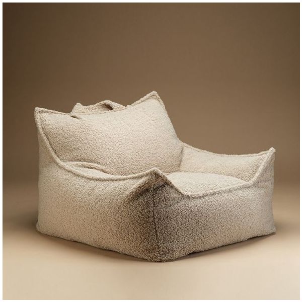 Pouf fauteuil Ado Club - Biscuit