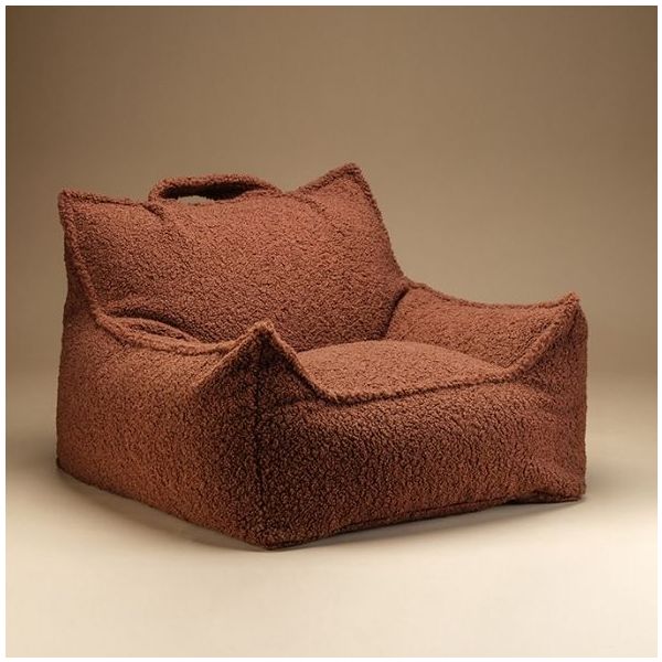 Pouf fauteuil Ado Club - Noisette
