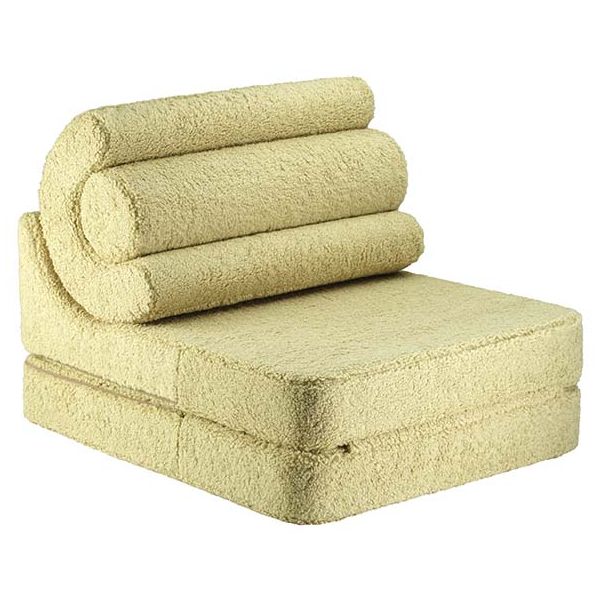 Chauffeuse convertible enfant en bouclette Flipster - Matcha