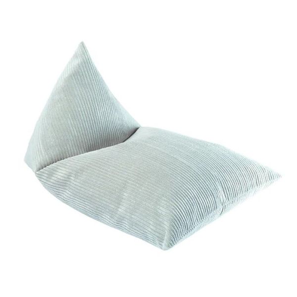 Pouf enfant en velours côtelé Lounger - Menthe