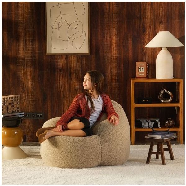 Fauteuil Ado Momo - Biscuit