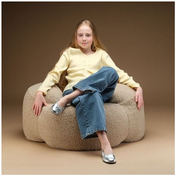 Fauteuil Ado Momo - Biscuit