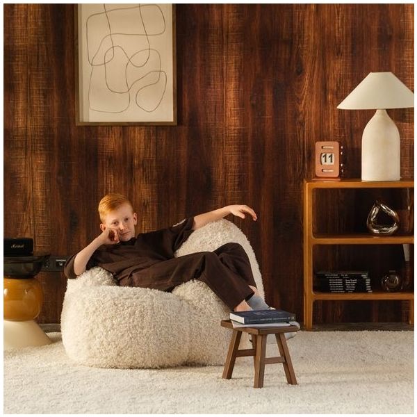 Fauteuil Ado Momo - Crème