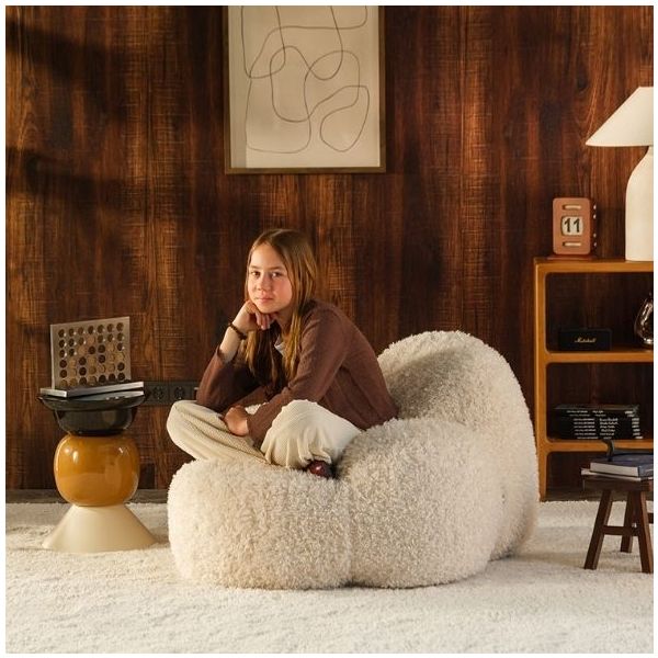 Fauteuil Ado Momo - Crème