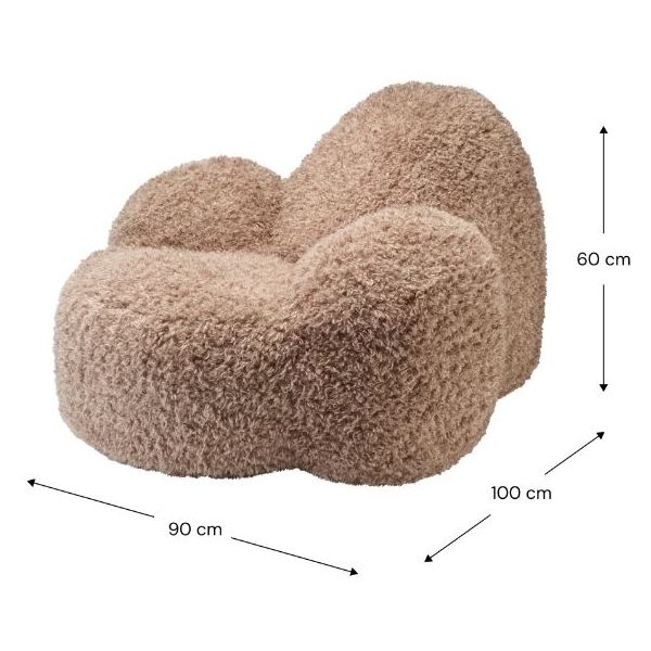 Fauteuil Ado Momo - Truffe