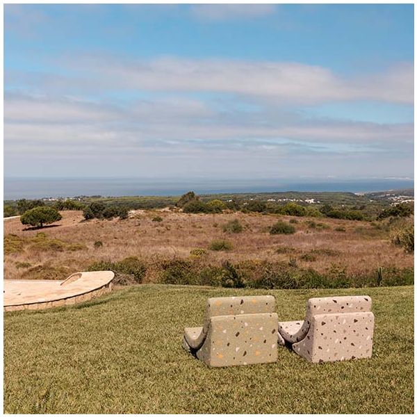 Chaise enfant en bouclette Moon - Terrazzo Moss