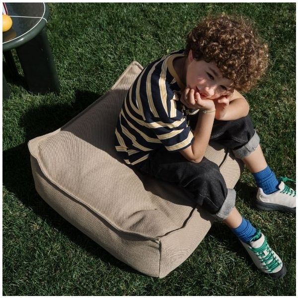 Pouf carré d'extérieur enfant Ottoman - Dune