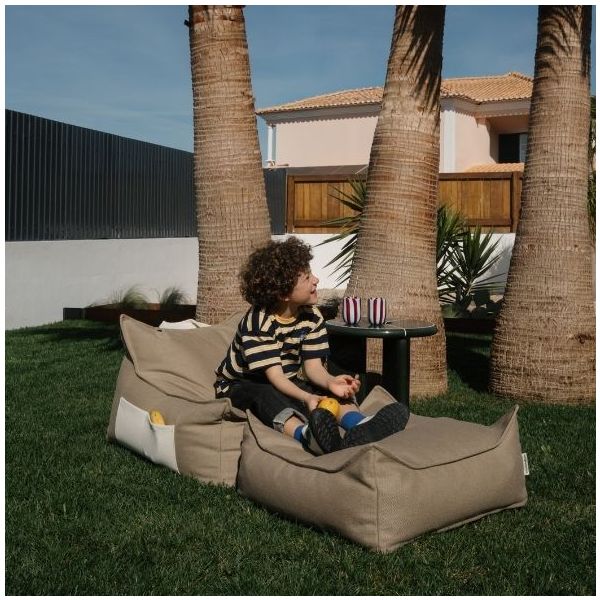 Pouf carré d'extérieur enfant Ottoman - Dune